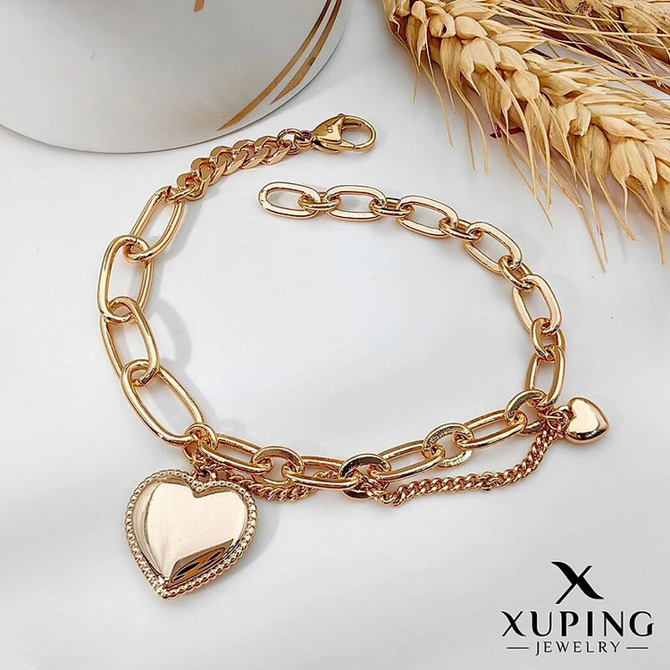 دستبند ترکیبی قلب‌آویز ژوپینگ