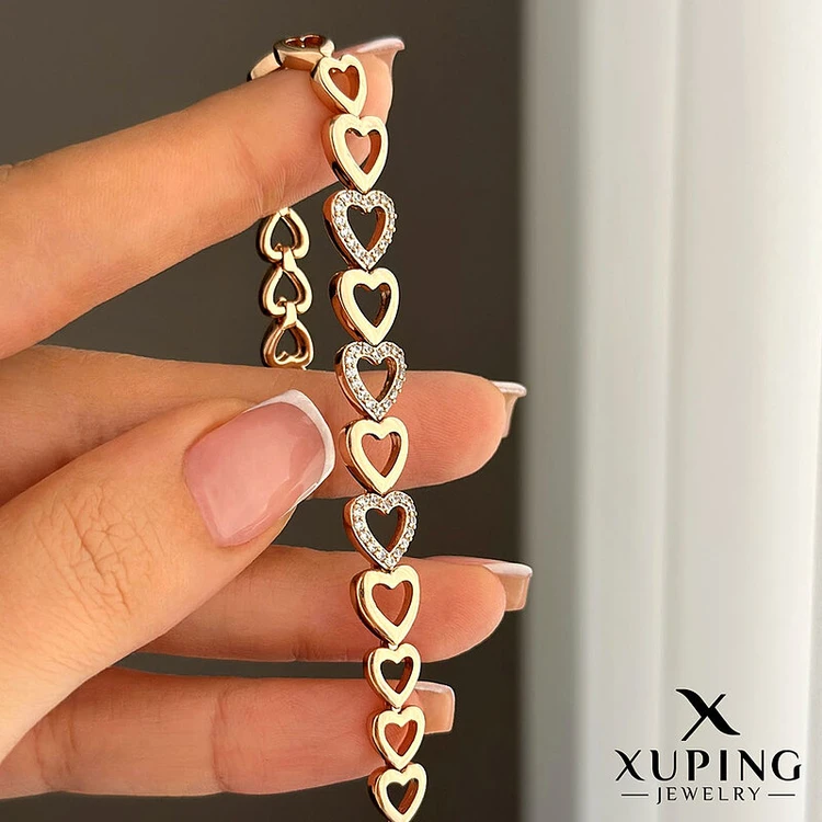 دستبند قلبی خطی ژوپینگ